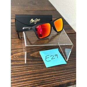 Maui Jim Cruzem MJ 864-02A Men's Matte Rubber Black Sunglasses Square Full Rim